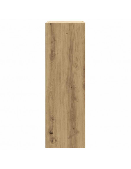 Set Mobile TV 5 pz Montato a Parete Rovere in Legno Multistrato