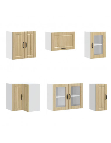 Set Mobili da Cucina 11 pz Lucca Rovere Sonoma in Truciolato