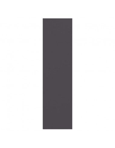 Libreria a 3 Ripiani Grigia 60x30x114 cm in Legno Multistrato