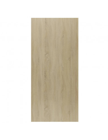 Libreria/Credenza Bianca Rovere Sonoma 66x30x130 cm Multistrato