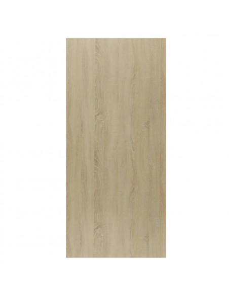 Libreria/Credenza Bianca Rovere Sonoma 66x30x130 cm Multistrato