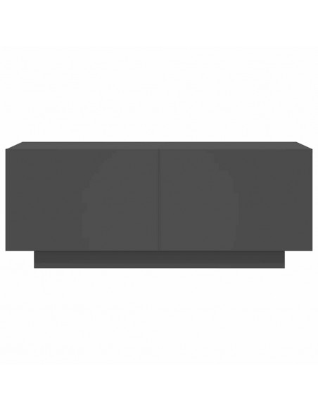 Mobile Porta TV Grigio 100x35x40 cm in Legno Multistrato