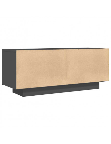 Mobile Porta TV Grigio 100x35x40 cm in Legno Multistrato