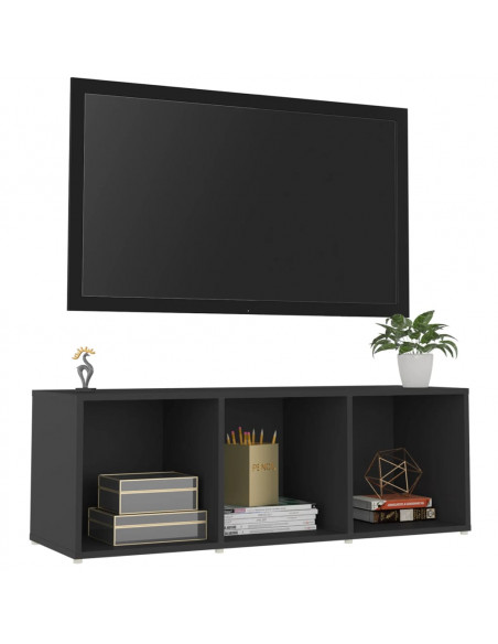 Mobile Porta TV Grigio 107x35x37 cm in Legno Multistrato