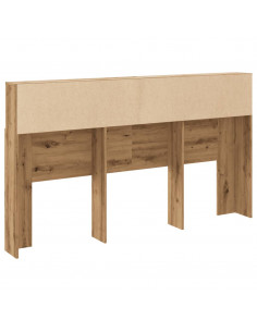 Testiera con Contenitore Artigianale 180x19x103,5cm Multistrato