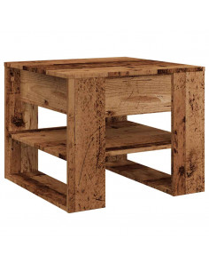 Tavolino da Salotto Legno Vecchio 55,5x55x45 cm in Truciolato