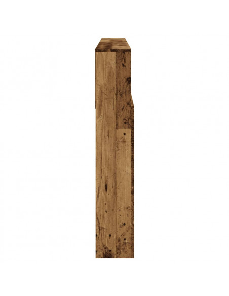 Testiera con Contenitore Legno 180x19x103,5 cm in Truciolato