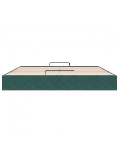 Struttura Letto Pouf senza Materasso 200x200 cm in Velluto