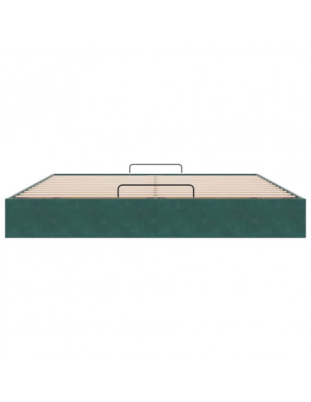 Struttura Letto Pouf senza Materasso 200x200 cm in Velluto