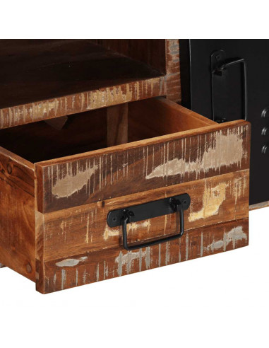 Mobile Porta TV 100x30x40 cm in Legno Massello di Recupero