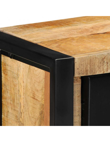 Mobile Porta TV 100x30x40 cm in Legno Massello di Mango Grezzo