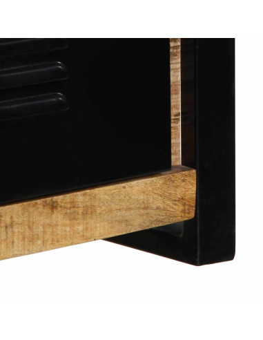 Mobile Porta TV 100x30x35 cm in Legno Massello di Mango Grezzo