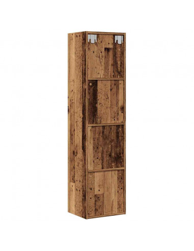 Libreria/Mobile TV Legno Antico 36x30x143 cm Legno Multistrato