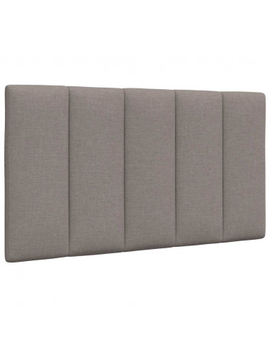 Letto con Materasso Tortora 90x200 cm in Tessuto