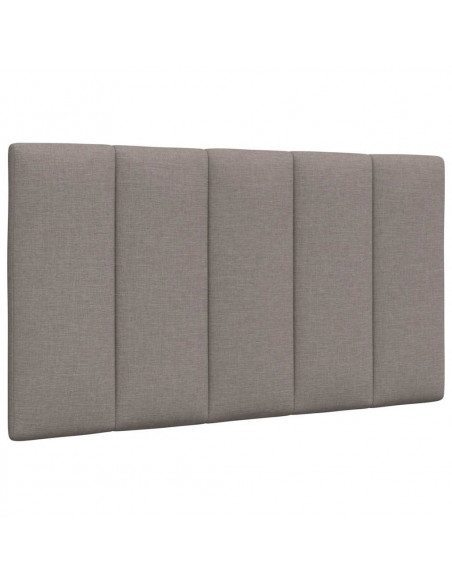 Letto con Materasso Tortora 80x200 cm in Tessuto