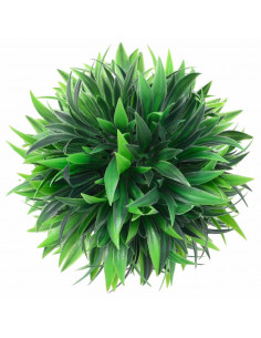 Sfere di Bosso Artificiale con Luci LED 4 pz Verdi 15 cm 2