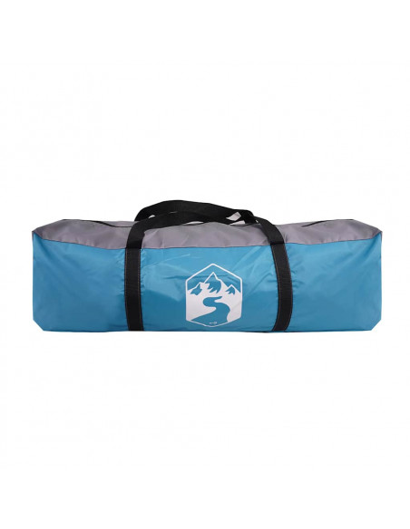Tenda da Campeggio a Cupola per 9 Persone Blu Impermeabile