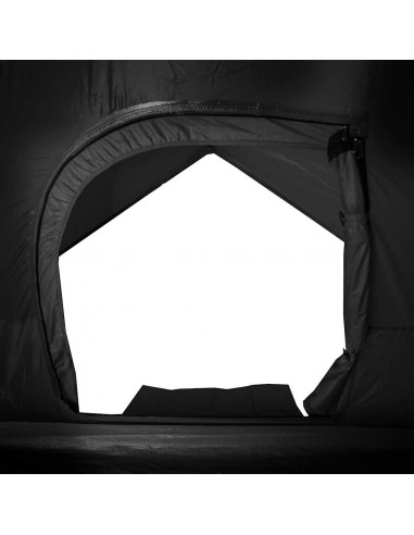 Tenda Campeggio a Cupola 4 Persone Bianca Tessuto Impermeabile