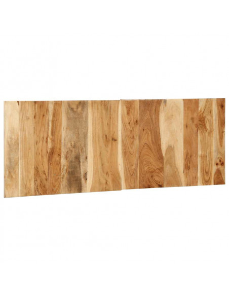 Testiera 140 cm in Legno Massello di Acacia