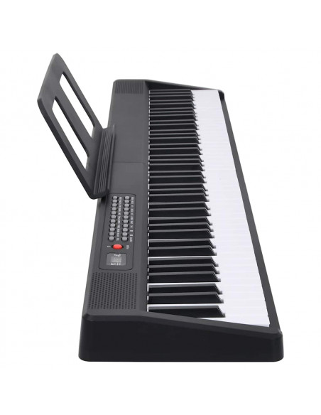 Tastiera Elettrica per Pianoforte a 88 Tasti Leggio Pieghevole