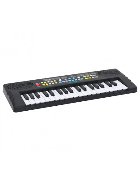 Tastiera Elettrica Pianoforte a 37 Tasti Microfono per Bambini