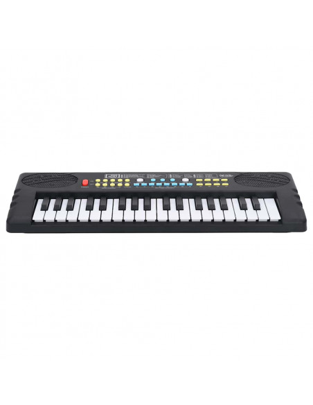 Tastiera Elettrica Pianoforte a 37 Tasti Microfono per Bambini