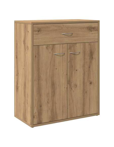 Credenza Rovere Artigianale 60x30x75 cm in Legno Multistrato