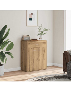 Credenza Rovere Artigianale 60x30x75 cm in Legno Multistrato 2