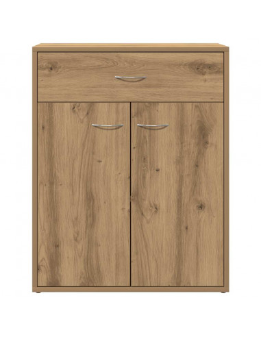 Credenza Rovere Artigianale 60x30x75 cm in Legno Multistrato