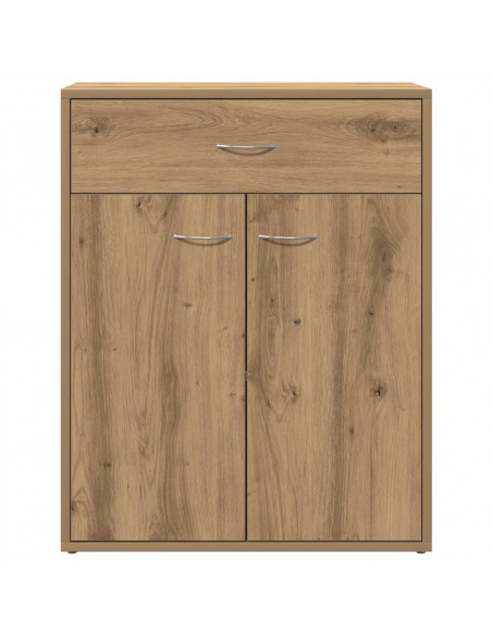 Credenza Rovere Artigianale 60x30x75 cm in Legno Multistrato