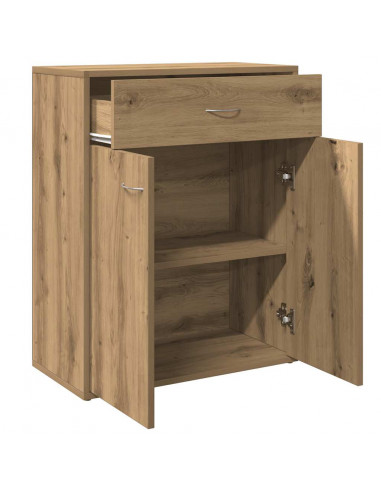 Credenza Rovere Artigianale 60x30x75 cm in Legno Multistrato