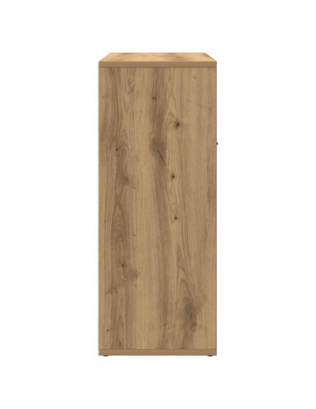 Credenza Rovere Artigianale 60x30x75 cm in Legno Multistrato