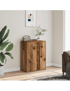 Credenza Legno Antico 60x30x75 cm in Legno Multistrato 2