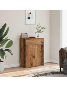 Credenza Legno Antico 60x30x75 cm in Legno Multistrato 2