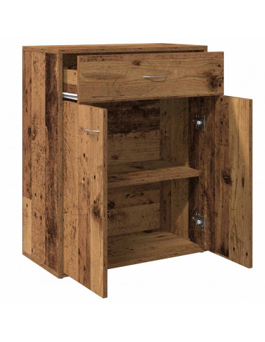 Credenza Legno Antico 60x30x75 cm in Legno Multistrato