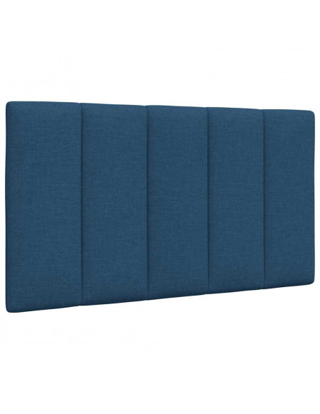 Letto con Materasso Blu 90x200 cm in Tessuto