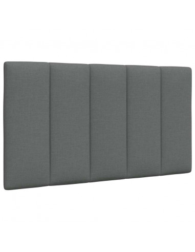 Letto con Materasso Grigio Scuro 80x200 cm in Tessuto