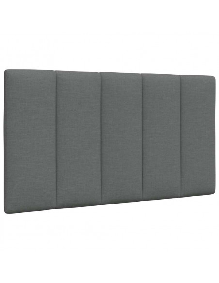 Letto con Materasso Grigio Scuro 80x200 cm in Tessuto