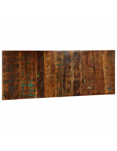 Testiera Multicolore 140 cm in Legno Massello Recupero