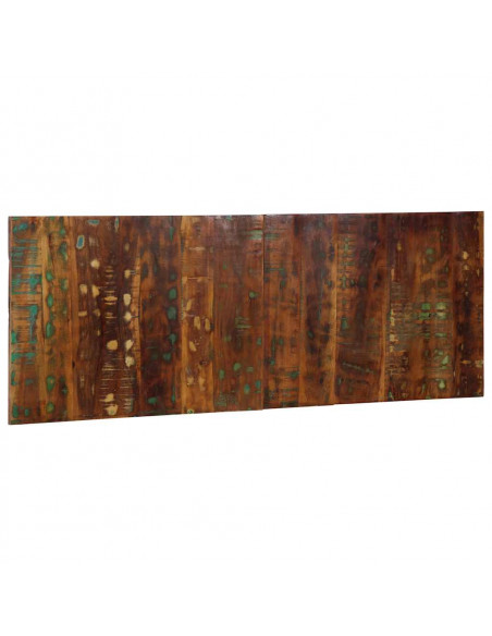 Testiera Multicolore 140 cm in Legno Massello Recupero