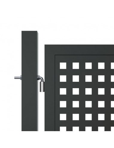 Cancello Giardino Antracite 300x200 cm in Acciaio