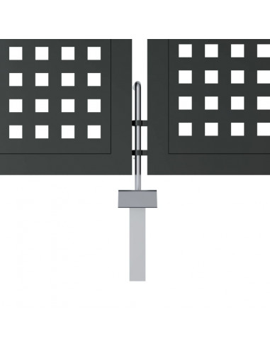 Cancello Giardino Antracite 300x200 cm in Acciaio