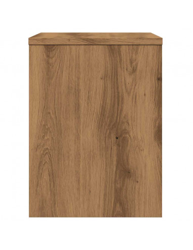 Comodino Rovere Artigianale 40x30x40 cm in Legno Multistrato