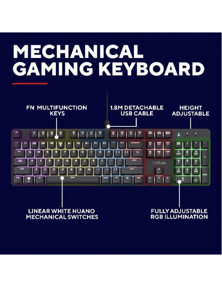 GXT871 ZORA MECHANICAL KEYBOARD IT