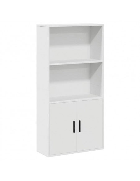 Libreria Bianca 60x24x120 cm in Legno Multistrato