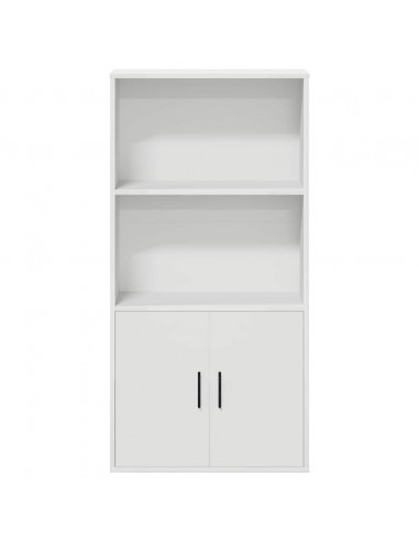 Libreria Bianca 60x24x120 cm in Legno Multistrato