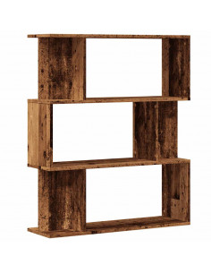 Libreria in Legno Antico 80x24x96 cm in Legno Multistrato