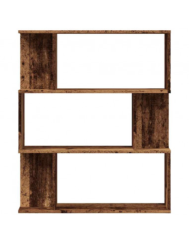 Libreria in Legno Antico 80x24x96 cm in Legno Multistrato