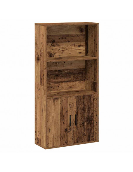 Libreria Legno Vecchio 60x24x120 cm in Legno Multistrato