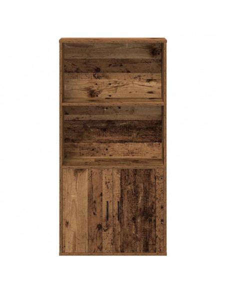 Libreria Legno Vecchio 60x24x120 cm in Legno Multistrato
